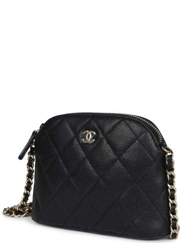 Mini Pouch Cross CC Bag Door-to-door delivery Chanel Logo Black On-demand shipping