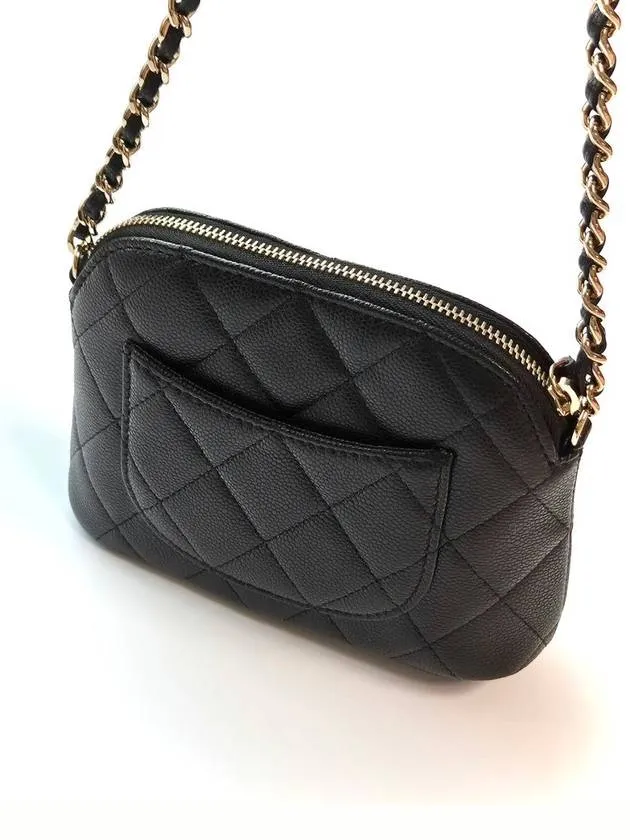 Mini Pouch Cross CC Bag Door-to-door delivery Chanel Logo Black On-demand shipping