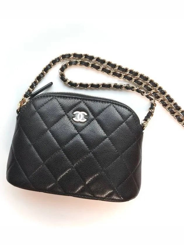 Mini Pouch Cross CC Bag Door-to-door delivery Chanel Logo Black On-demand shipping
