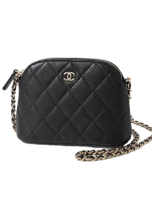 Mini Pouch Cross CC Bag Door-to-door delivery Chanel Logo Black On-demand shipping