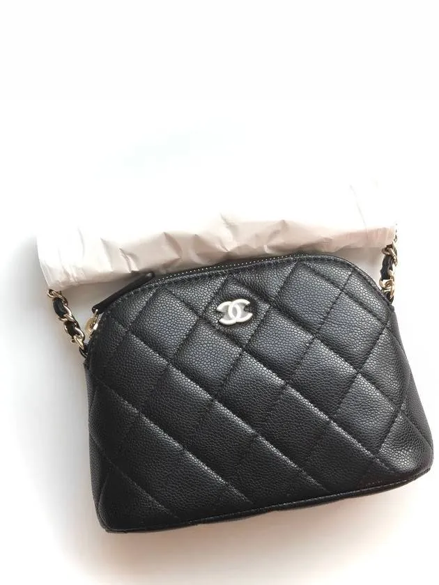 Mini Pouch Cross CC Bag Door-to-door delivery Chanel Logo Black On-demand shipping