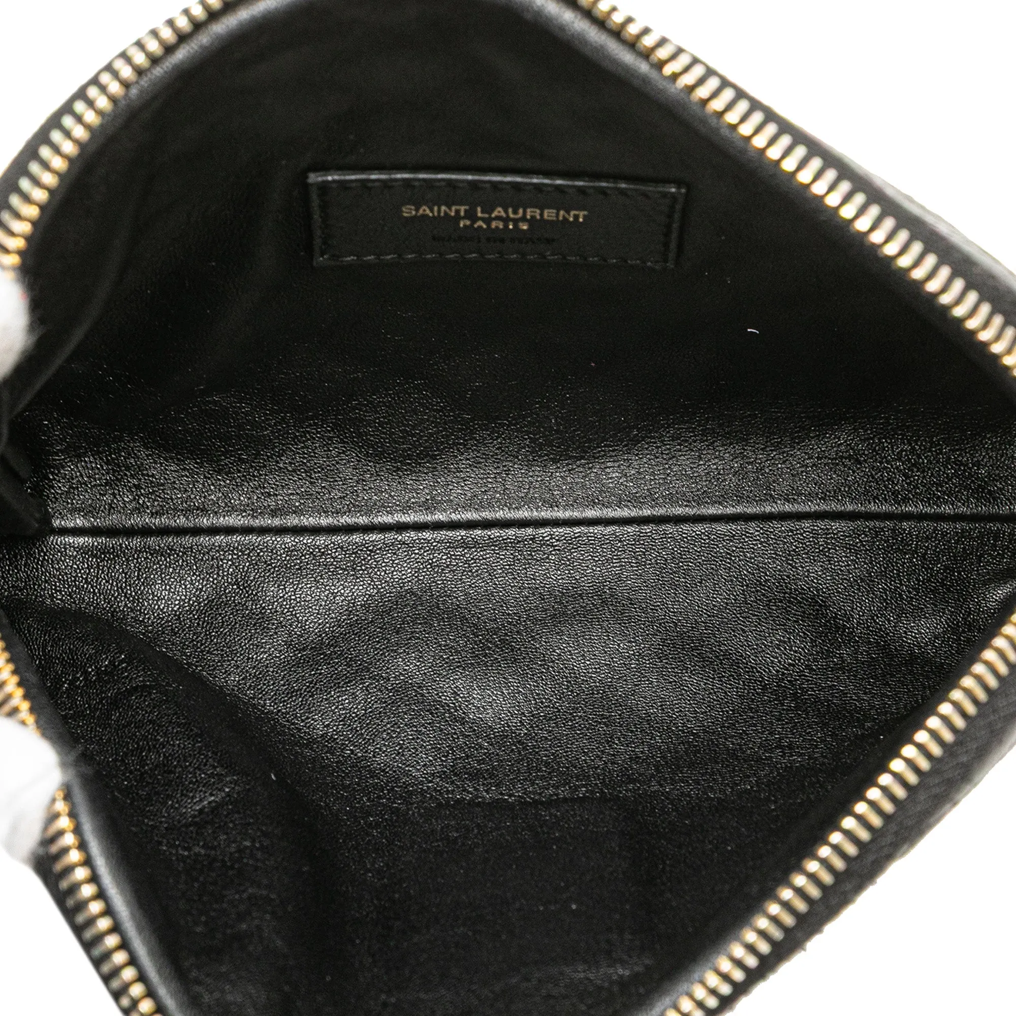 Mini Quilted Lambskin Gaby Zippered Pouch