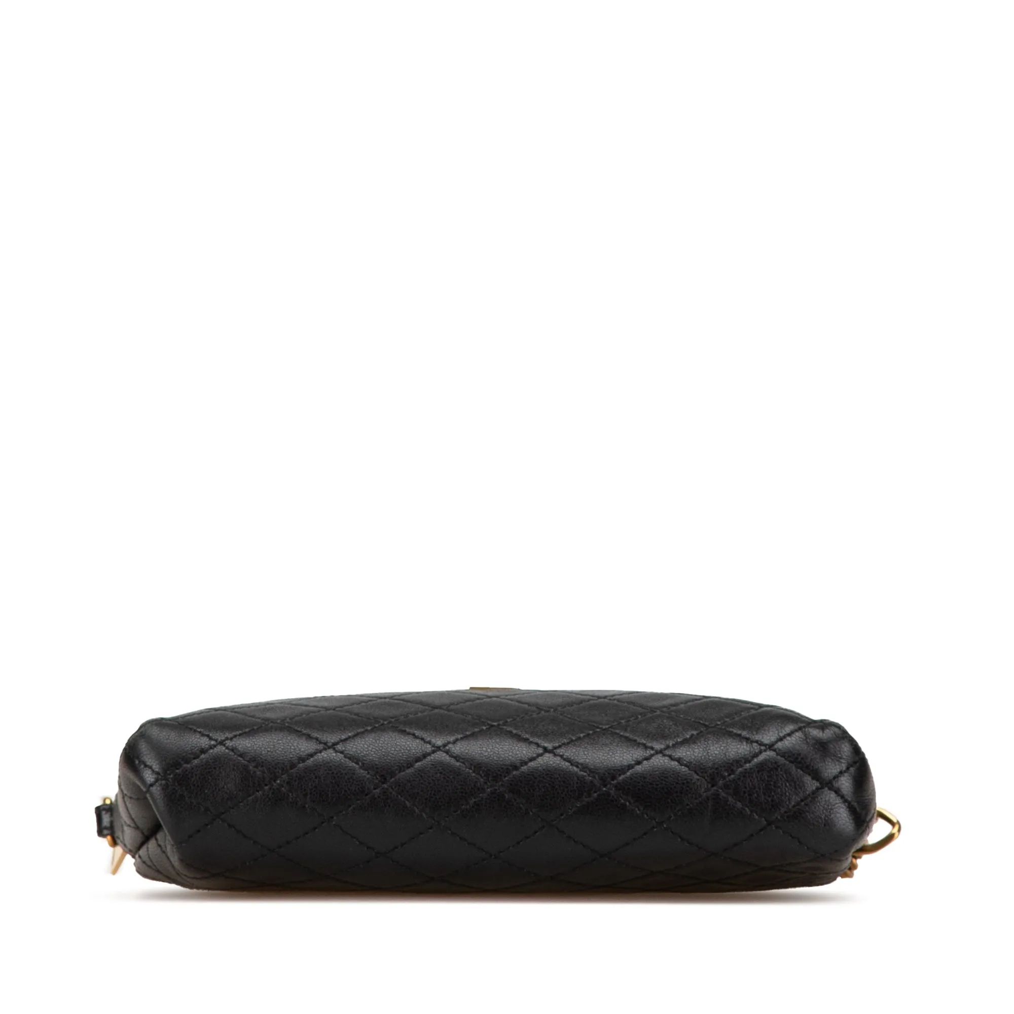 Mini Quilted Lambskin Gaby Zippered Pouch