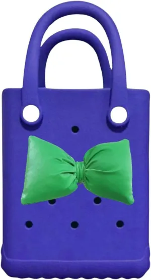 Mini Rubber tote bag, Rubber Beach Tote, Lightweight Washable Tote for Beach Pool Travel