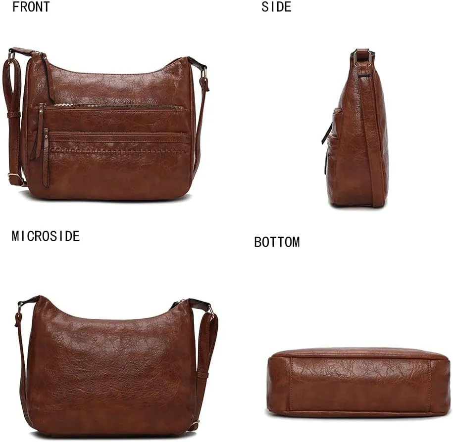 MKF Collection Women Shoulder Bag, Large Crossbody Bag Vegan Leather Handbag Purse By Mia K