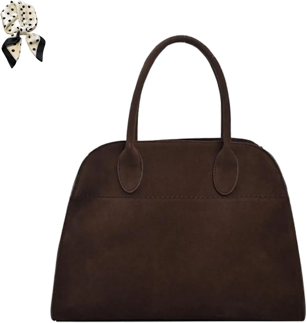 Modavo Parisian Stroll - Womens Suede Tote & Satchel Bag