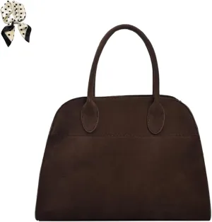 Modavo Parisian Stroll - Womens Suede Tote & Satchel Bag