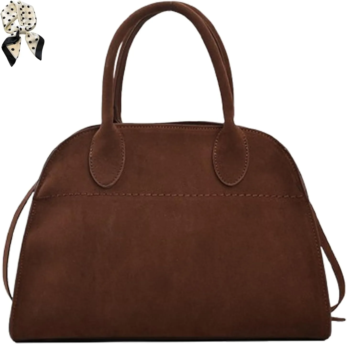 Modavo Parisian Stroll - Womens Suede Tote & Satchel Bag
