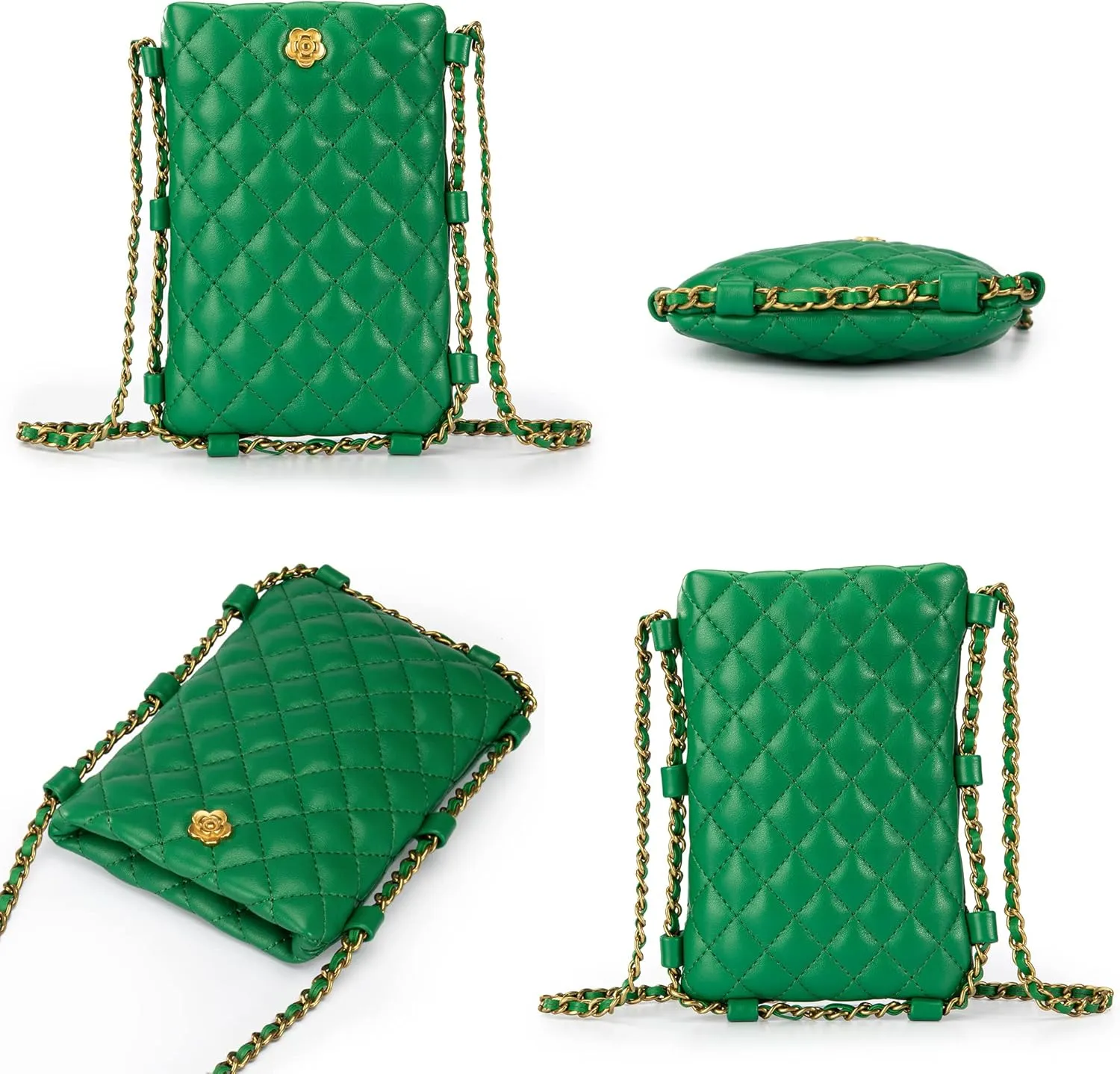 Montana West Quilted Small Crossbody Bags for Women Trendy Cell Phone Purse