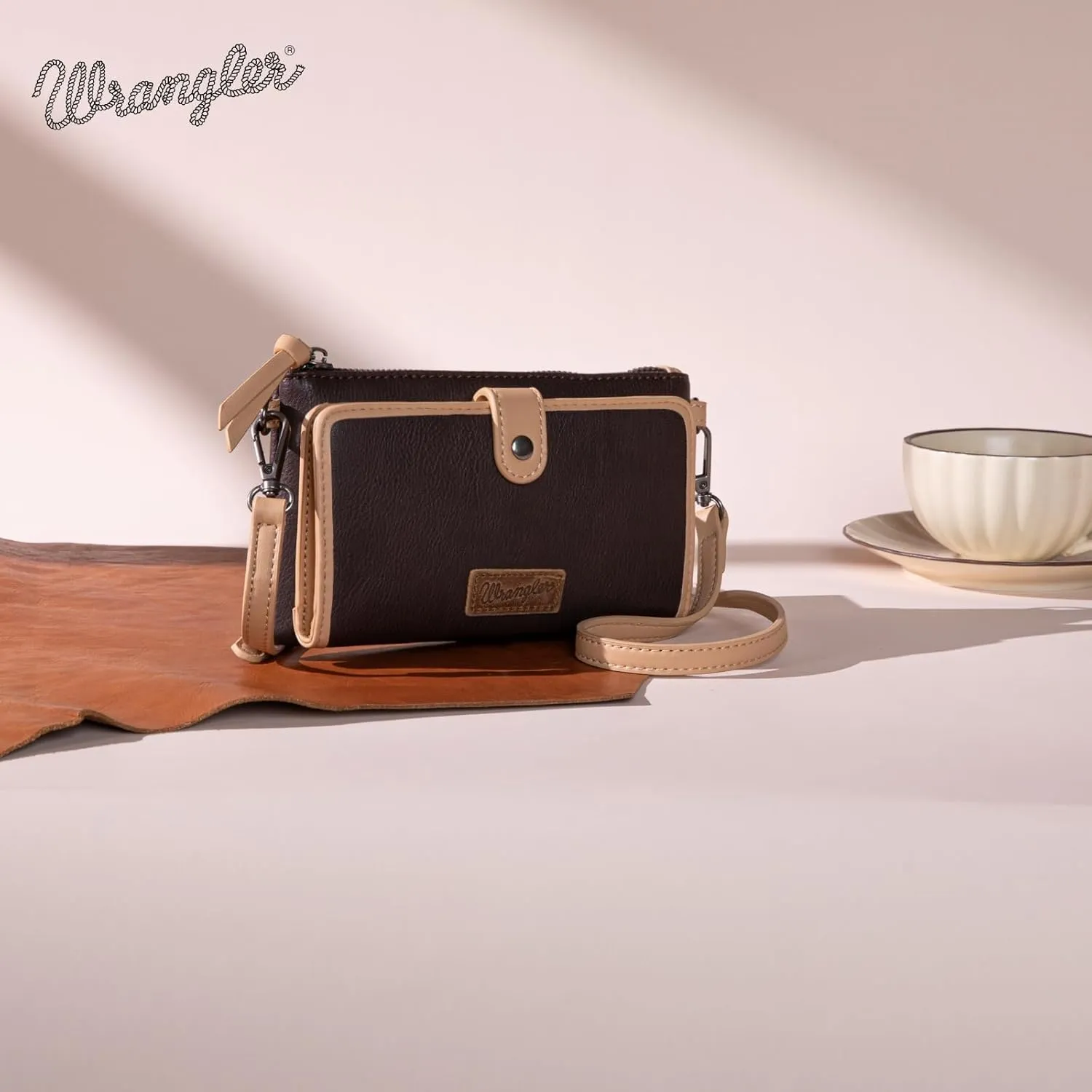 Montana West x Wrangler Crossbody Wallet Purse for Women Clutch Purse with Card Holder Wallet
