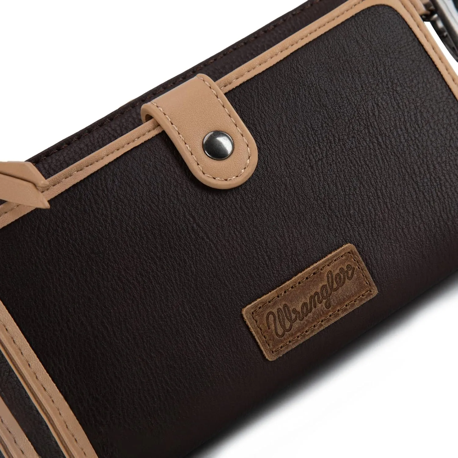 Montana West x Wrangler Crossbody Wallet Purse for Women Clutch Purse with Card Holder Wallet