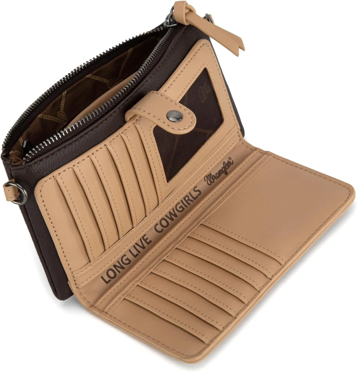 Montana West x Wrangler Crossbody Wallet Purse for Women Clutch Purse with Card Holder Wallet