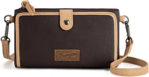 Montana West x Wrangler Crossbody Wallet Purse for Women Clutch Purse with Card Holder Wallet