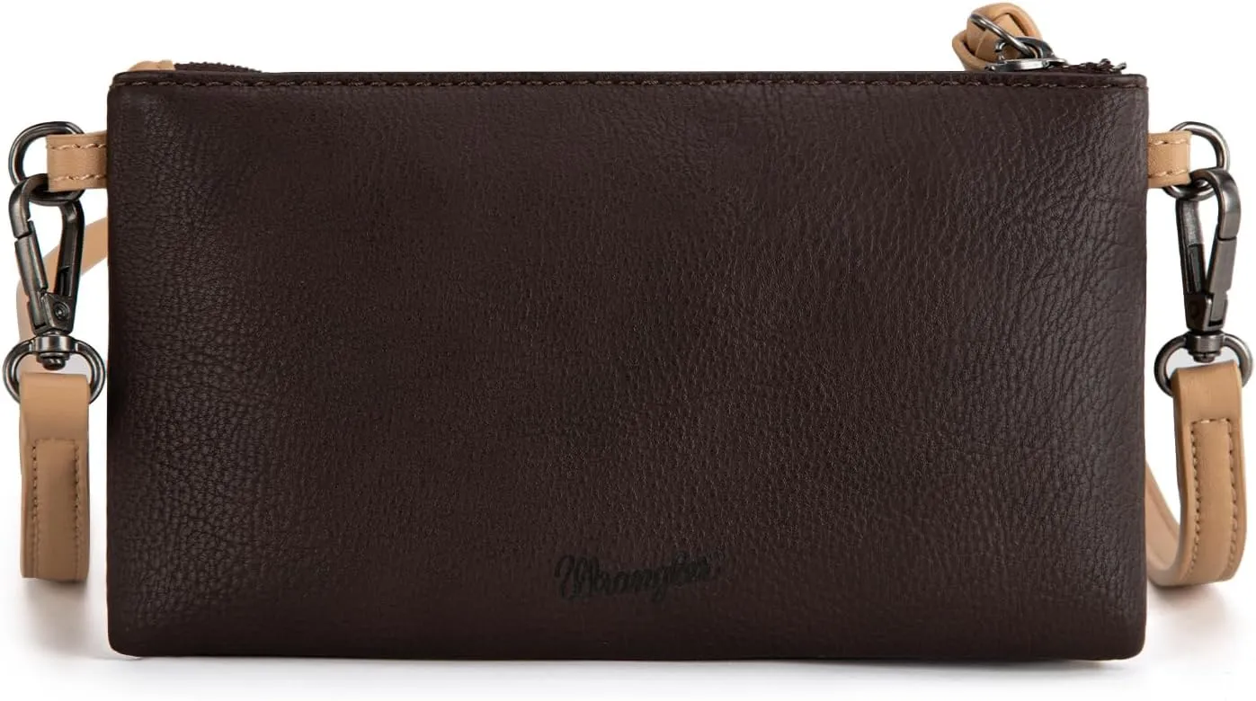 Montana West x Wrangler Crossbody Wallet Purse for Women Clutch Purse with Card Holder Wallet