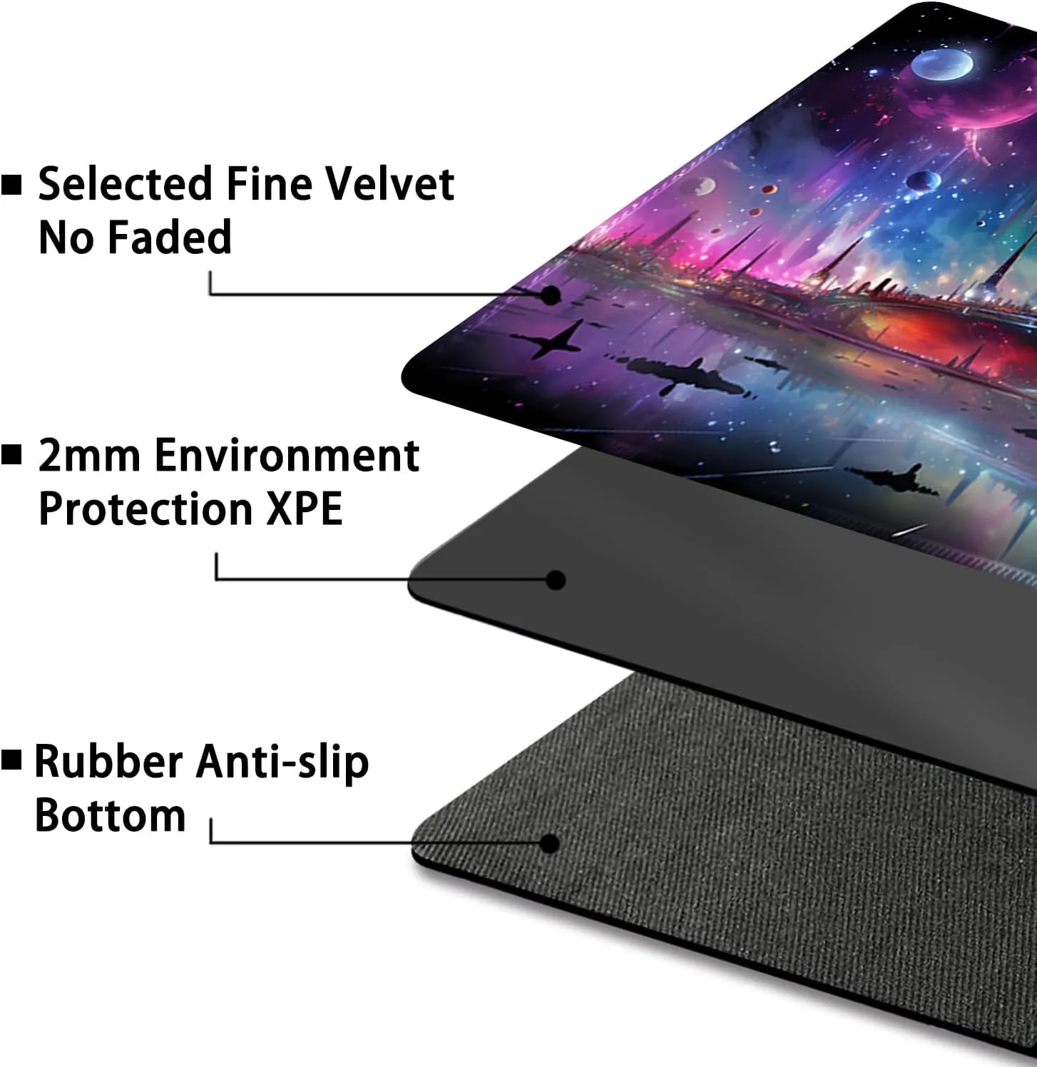 MTG Playmat with Free Storage Bags MTG Game Mat 24 x 14 inches, TCG and Board Game Mat for Cards,Mousepad Desk Mats (Magic Colorful-Regular)