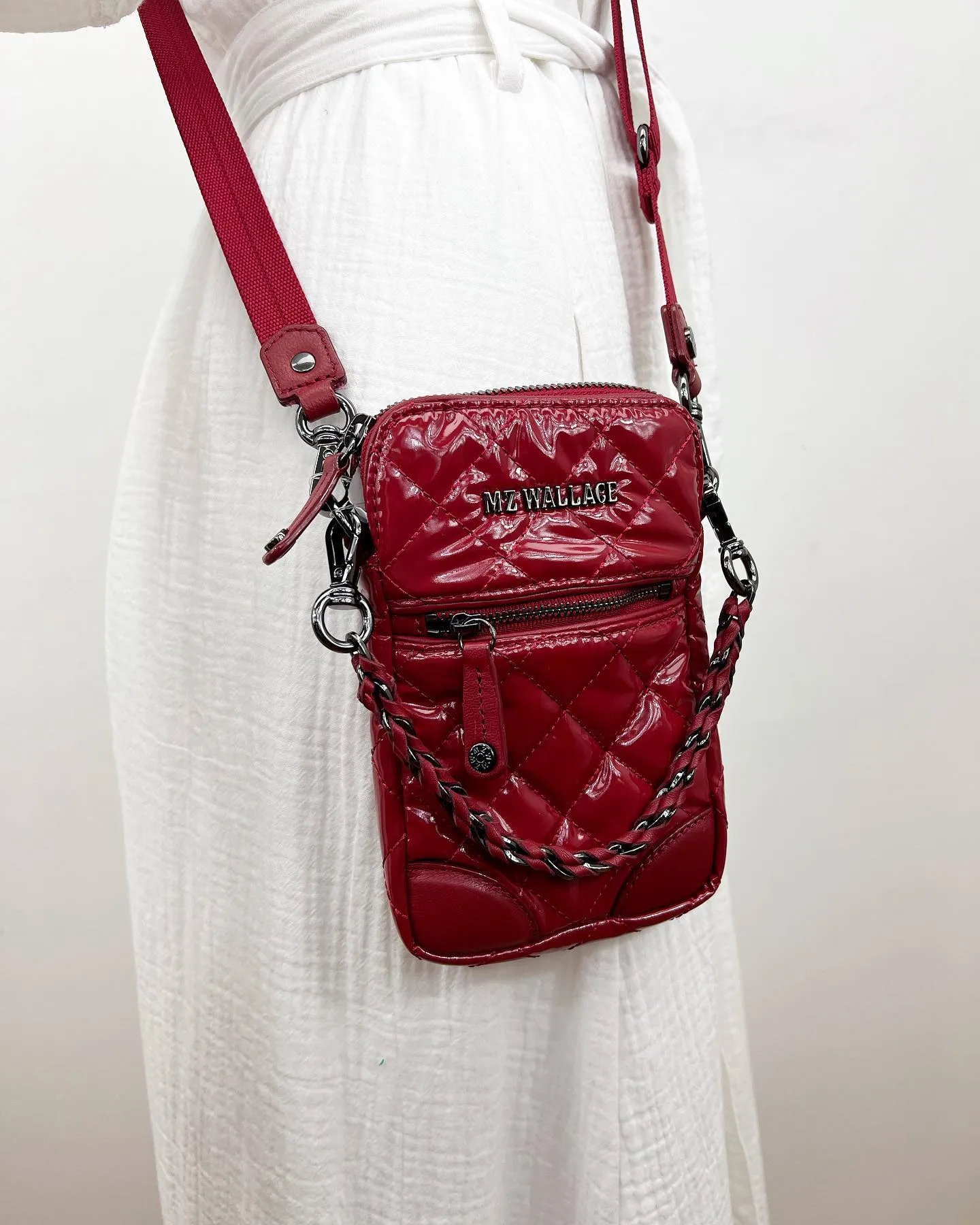 MZ WALLACE MICRO QUILTED CROSBY PHONE CROSSBODY