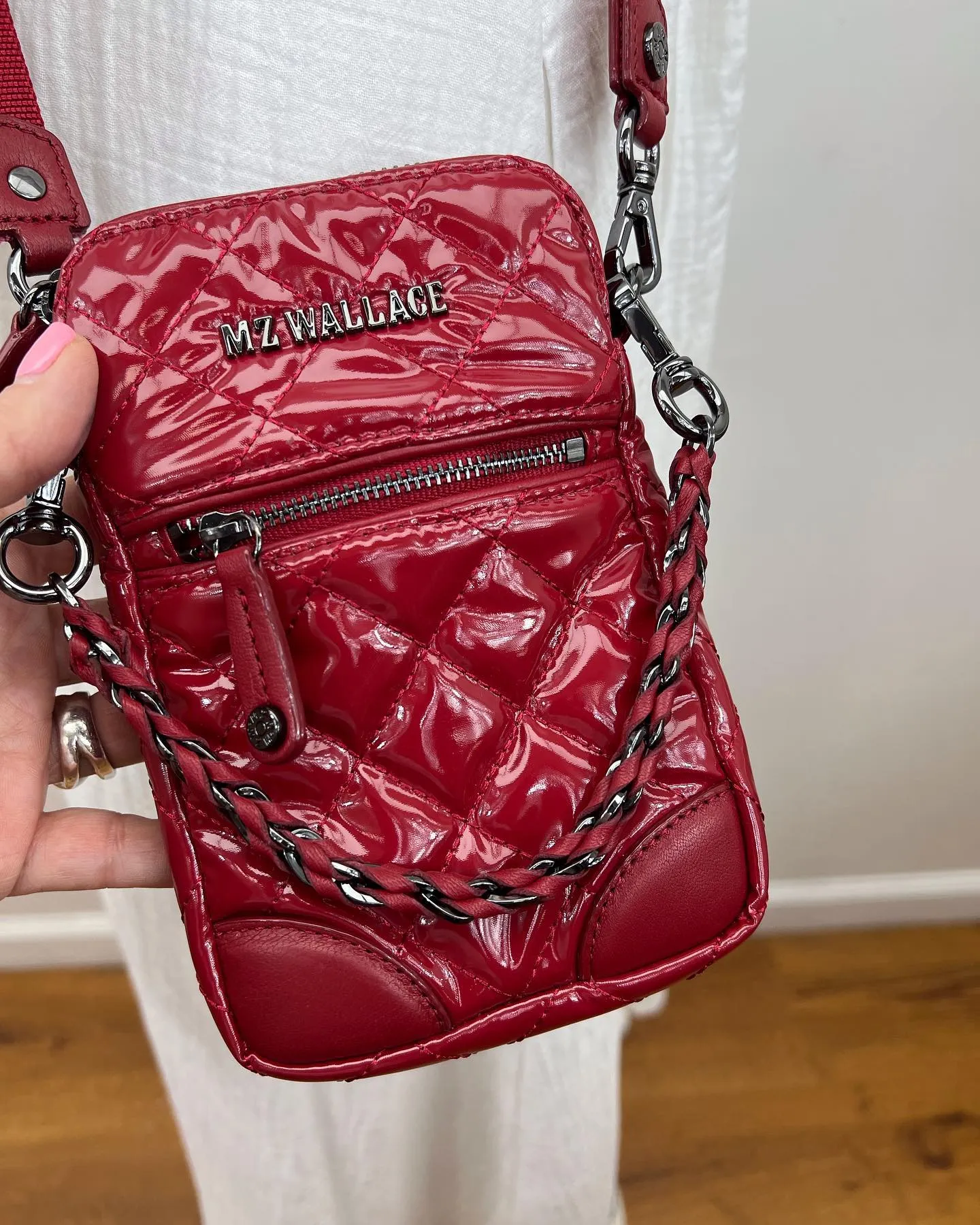 MZ WALLACE MICRO QUILTED CROSBY PHONE CROSSBODY