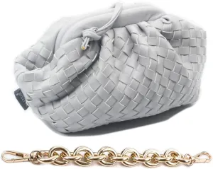 NAARIIAN Woven Crossbody Bags for Women Evening Clutch Hobo Cloud Purse Designer Handbags for Ladies
