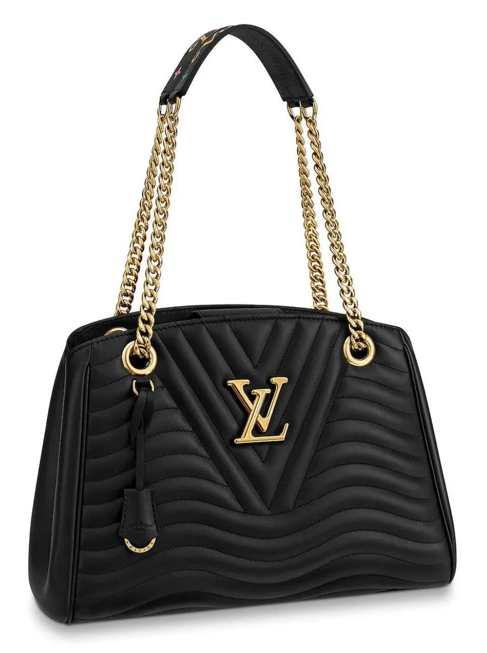 New Wave Chain Tote - Red, White, Black