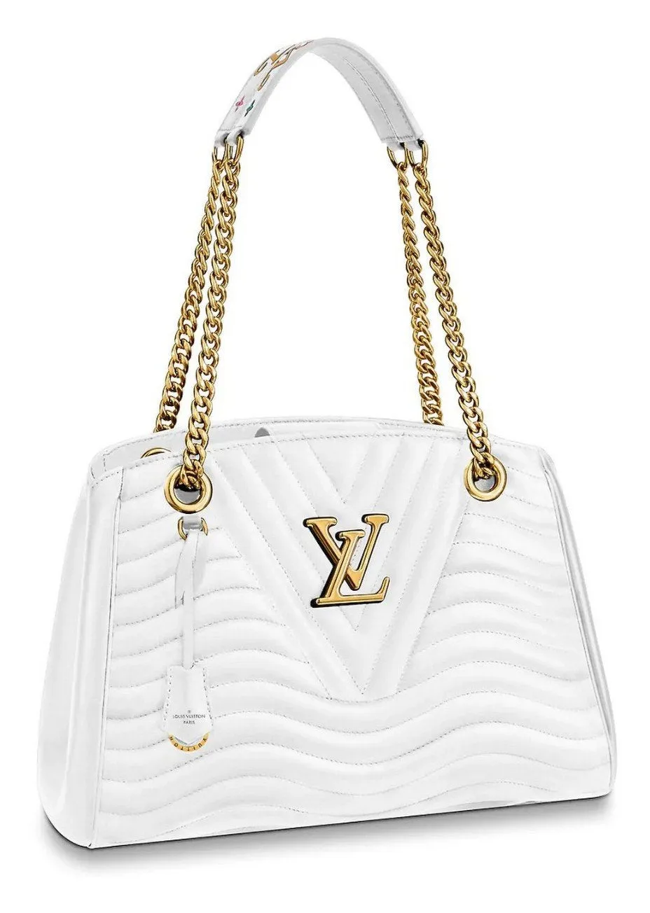 New Wave Chain Tote - Red, White, Black