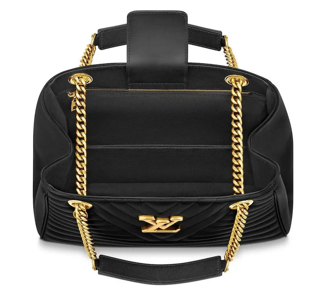 New Wave Chain Tote - Red, White, Black
