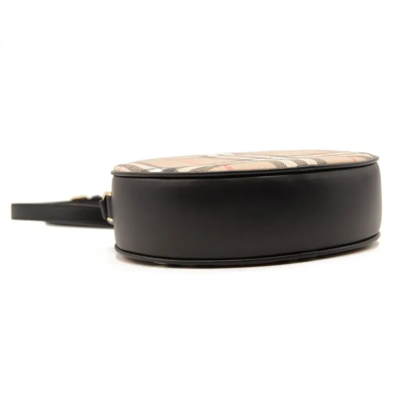 NEW WITH TAG Burberry Louise Vintage Check Round Convertible Crossbody