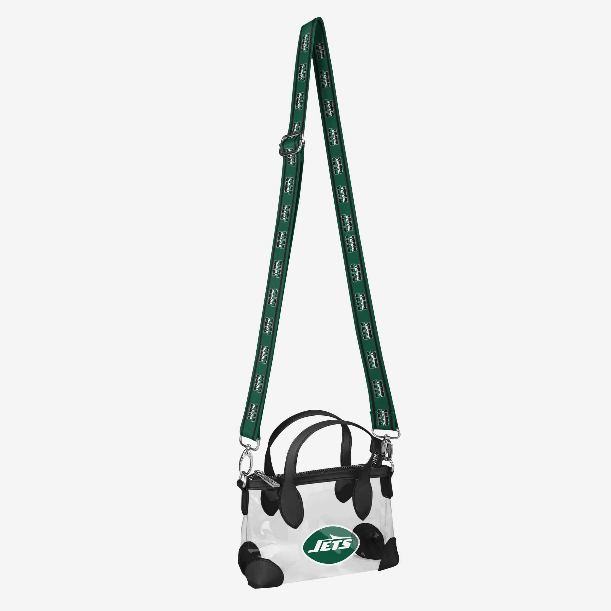 New York Jets Big Logo Clear Crossbody Mini Purse