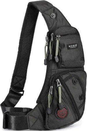 NICGID Sling Bag Chest Shoulder Backpack Crossbody Bags Casual Daypack for Men Women