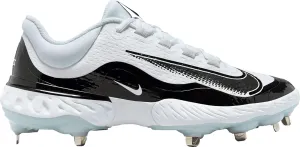 Nike Alpha Huarache Elite 4 Low FD2745-101 White-Black Men's Metal Baseball Cleats 14 US