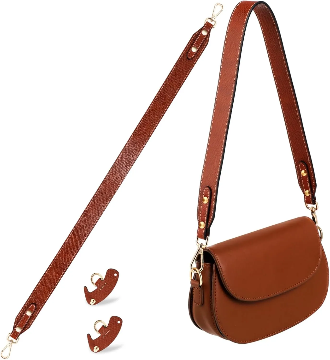 NOLITOY 1Set Wide Shoulder Strap for Handbags Purse Strap with Clips Durable and Stylish Bag Belt for Bag Making and Repair
