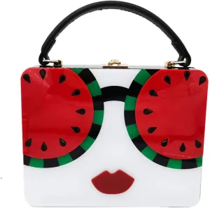 Novlety Designer Acrylic Shoulder Bag for Women Tote Purse and Handbags Box Clutch Crossbody Bag