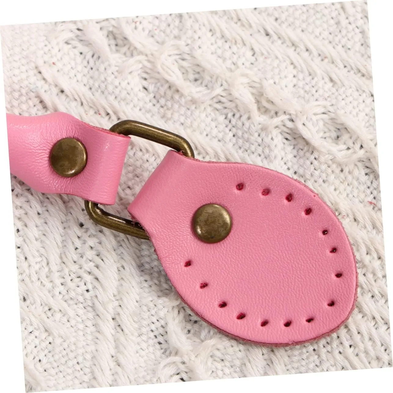 NUOBESTY 60cm Leather Bag Handle Tote Bag Replacement Accessory Women's Bag Strap DIY Purse Making