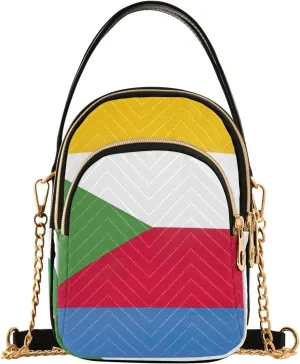 ODAWA Comoros National Flag Crossbody for Women Bag Small Crossbody Sling Bags for Women Soft Crossbody Bags for Women