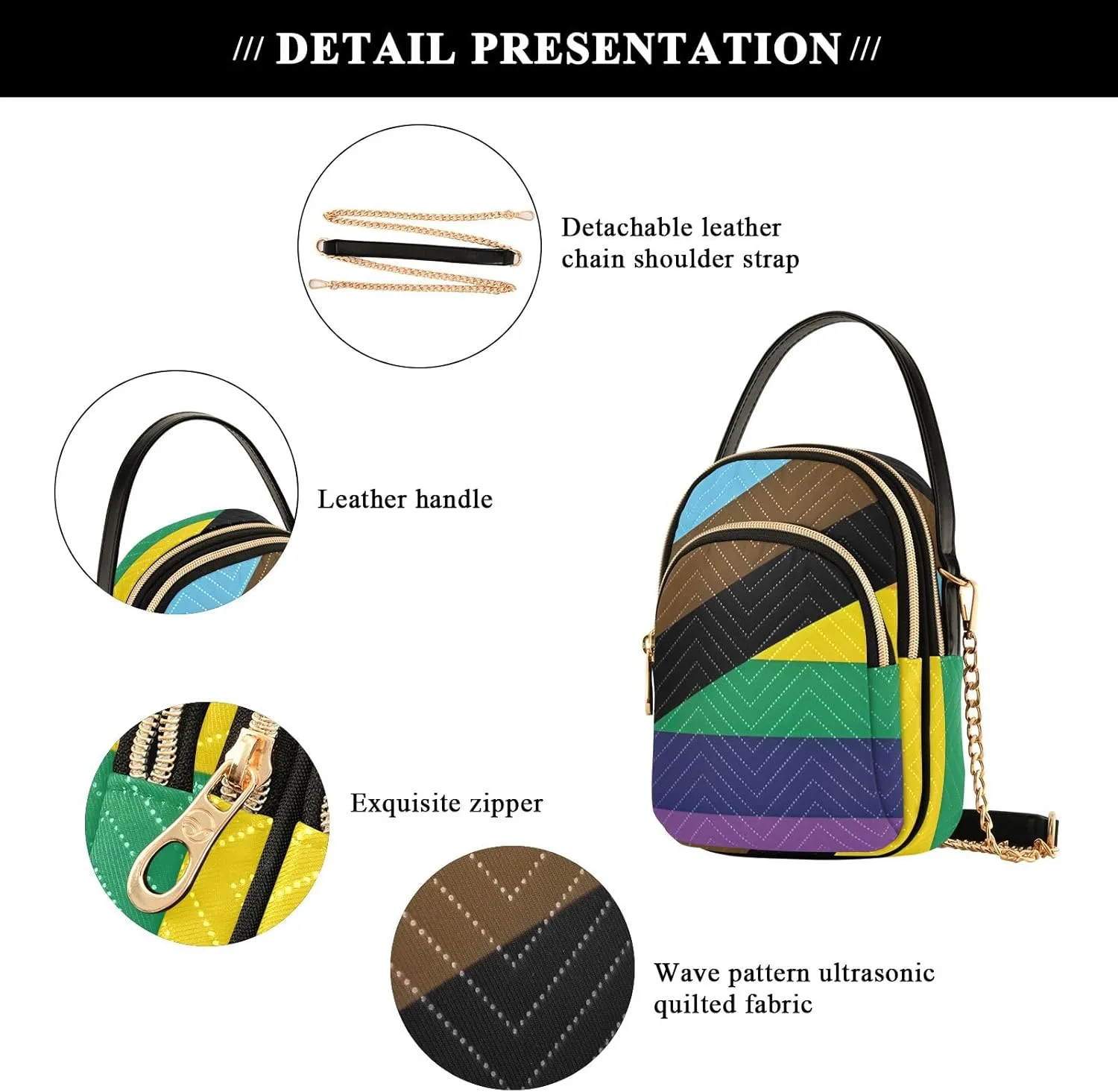 ODAWA Hawaii State Flag Crossbody Bag Women - Fashion Crossbody Bags for Women - Crossbody Bags for Women Travel