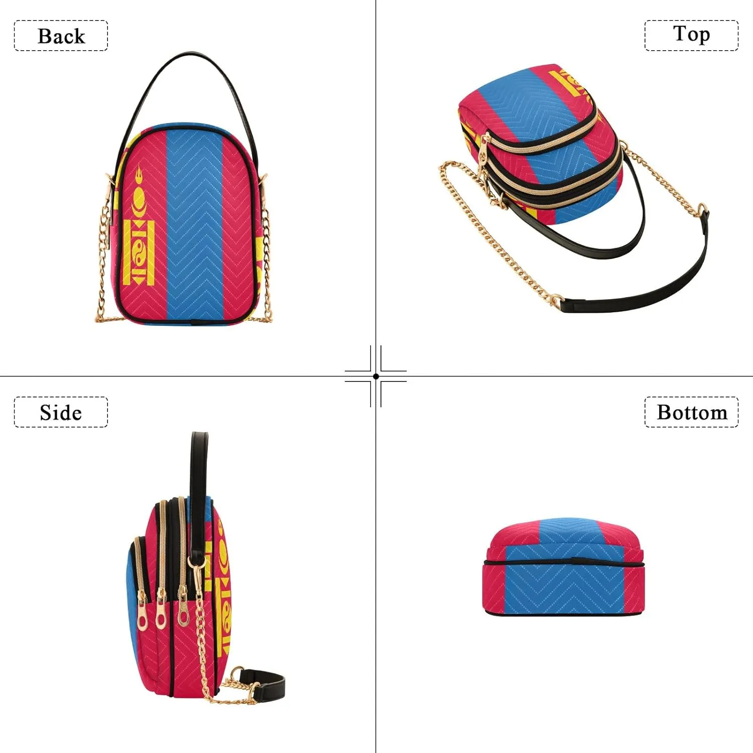 ODAWA Hawaii State Flag Crossbody Bag Women - Fashion Crossbody Bags for Women - Crossbody Bags for Women Travel