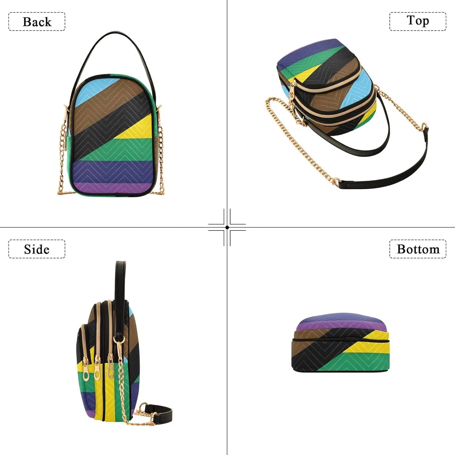 ODAWA Hawaii State Flag Crossbody Bag Women - Fashion Crossbody Bags for Women - Crossbody Bags for Women Travel