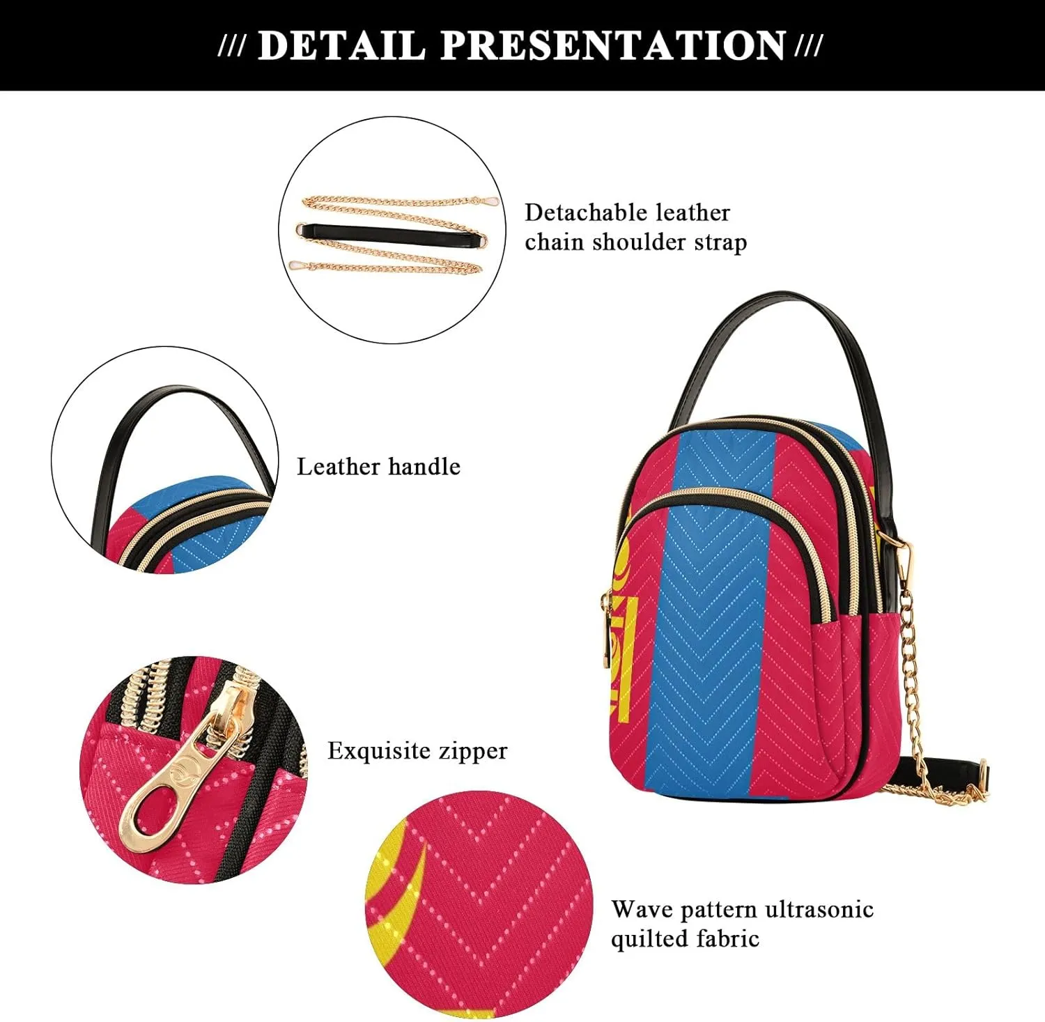 ODAWA Hawaii State Flag Crossbody Bag Women - Fashion Crossbody Bags for Women - Crossbody Bags for Women Travel