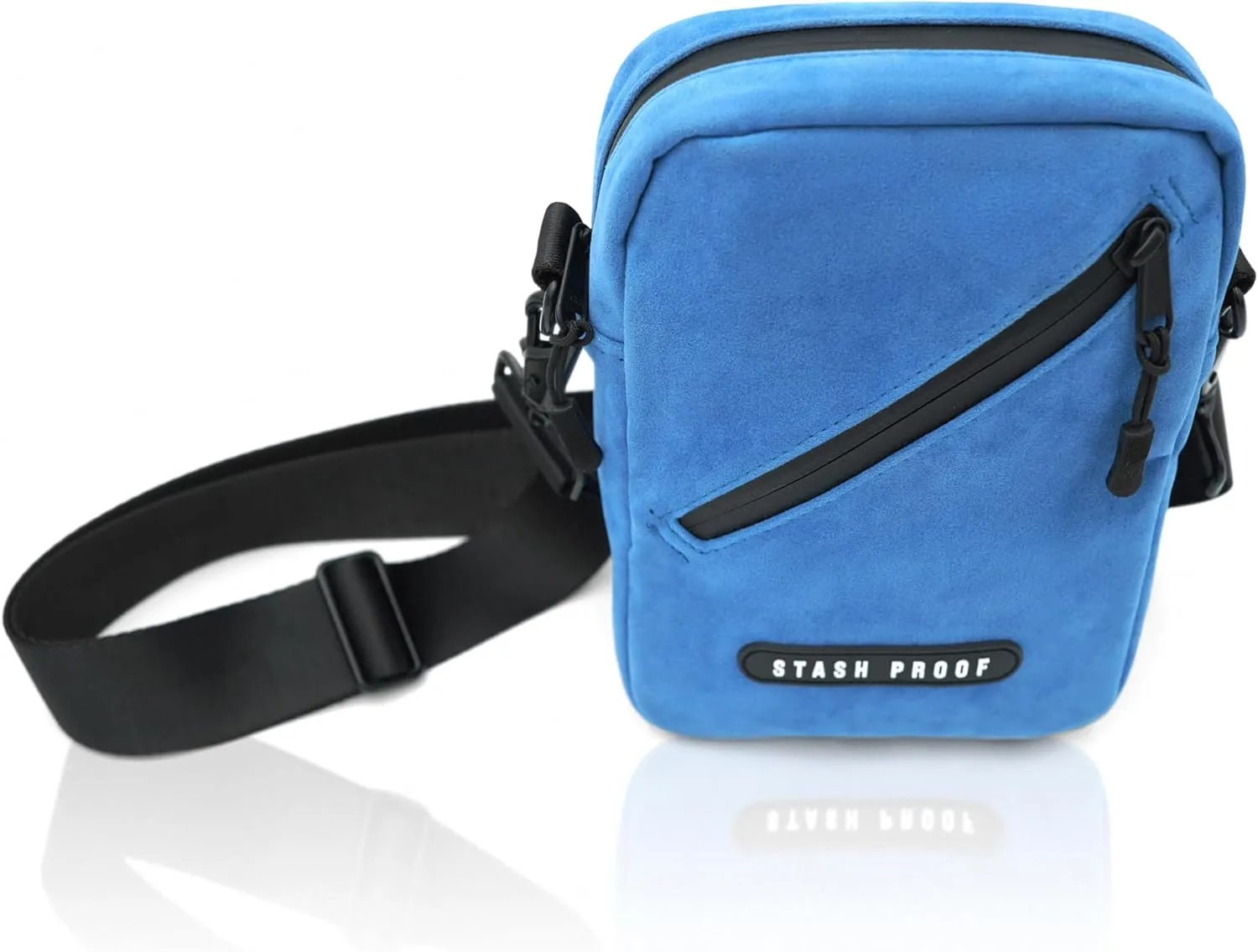 Odor Resistant Unisex Cross Body Sling Bag, Small Chest Bag Suede Daypack for Traveling, Outdoors, and Festivals