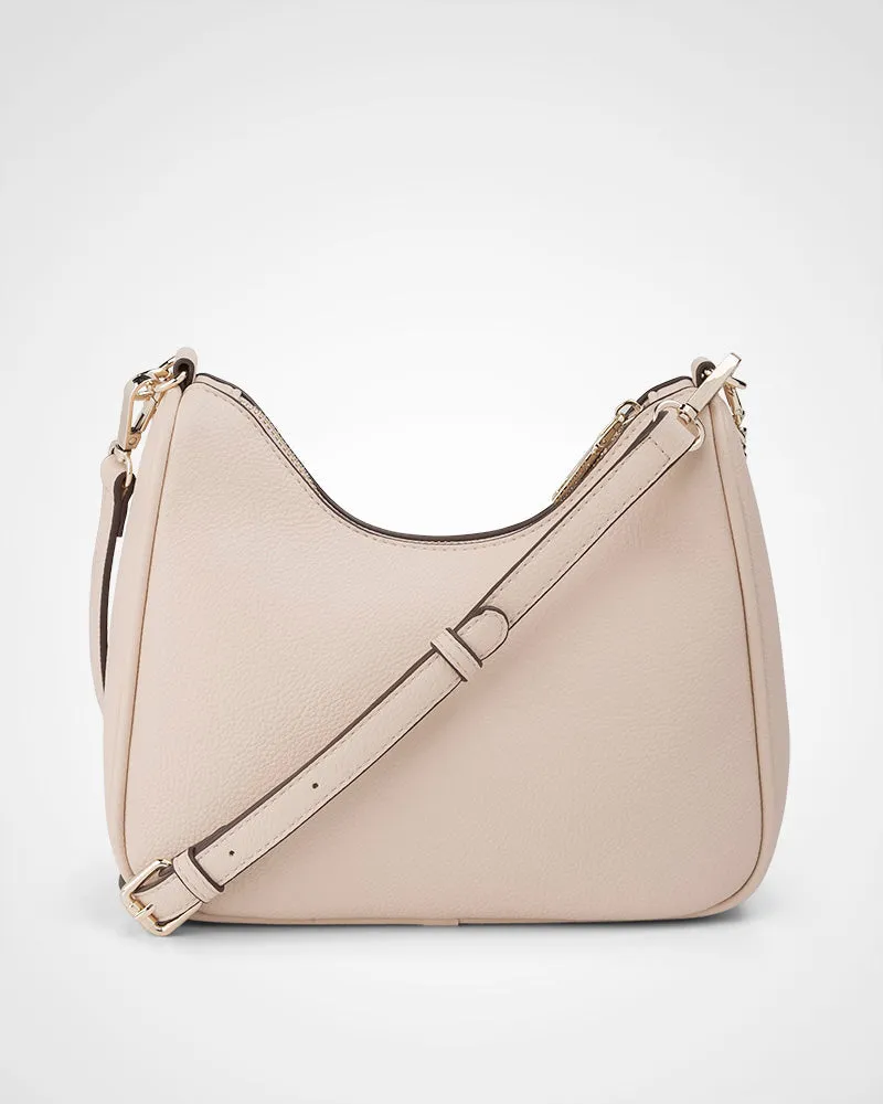 Olivia Crescent Hobo Crossbody With Chain Strap