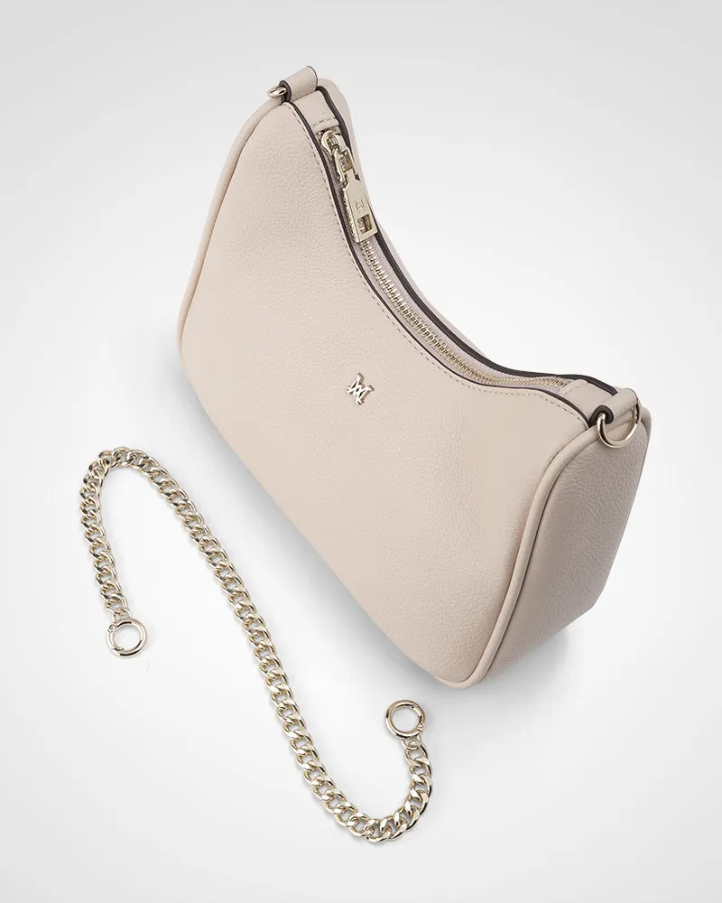 Olivia Crescent Hobo Crossbody With Chain Strap