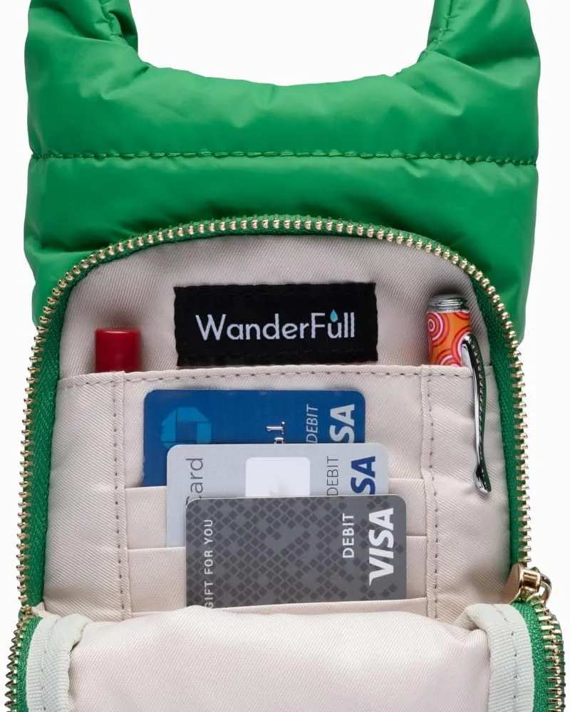 Original HydroBag Handle Collection | Large Crossbody Water Bottle Holder with Strap & Zipper Slot for Handle