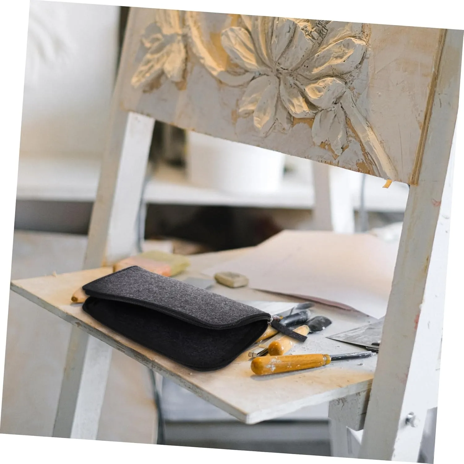 OSALADI Felt Tool Storage Bags for Clay Sculpting Organizer for Clay Knives and Art Tools Cost and Design for Artists and Hobbyists