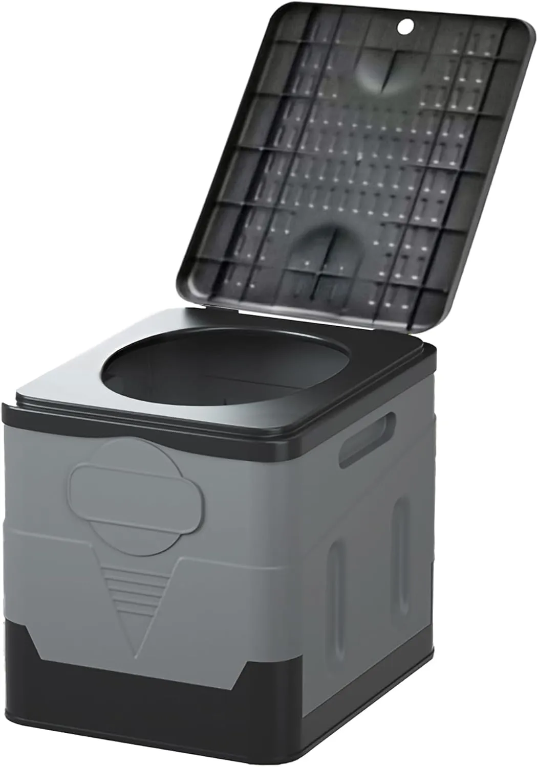 Outdoor Portable Toilet Adult Foldable Camping Toilet With Lid, Porta Potty with Thick Black Garbage Bag Car Toilet for Outdoor Emergency Perfect for Camping Hiking Fishing Travel Long Trips 15928-FBA