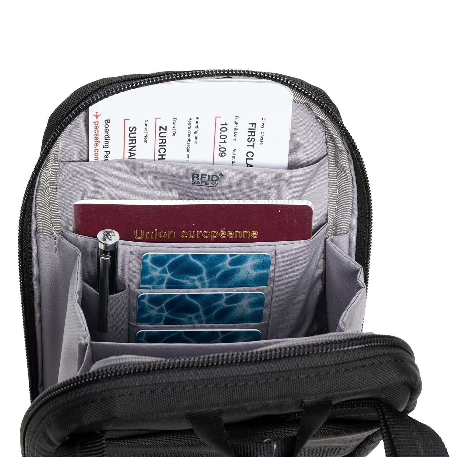Pacsafe Rfidsafe Tech Crossbody (Black)