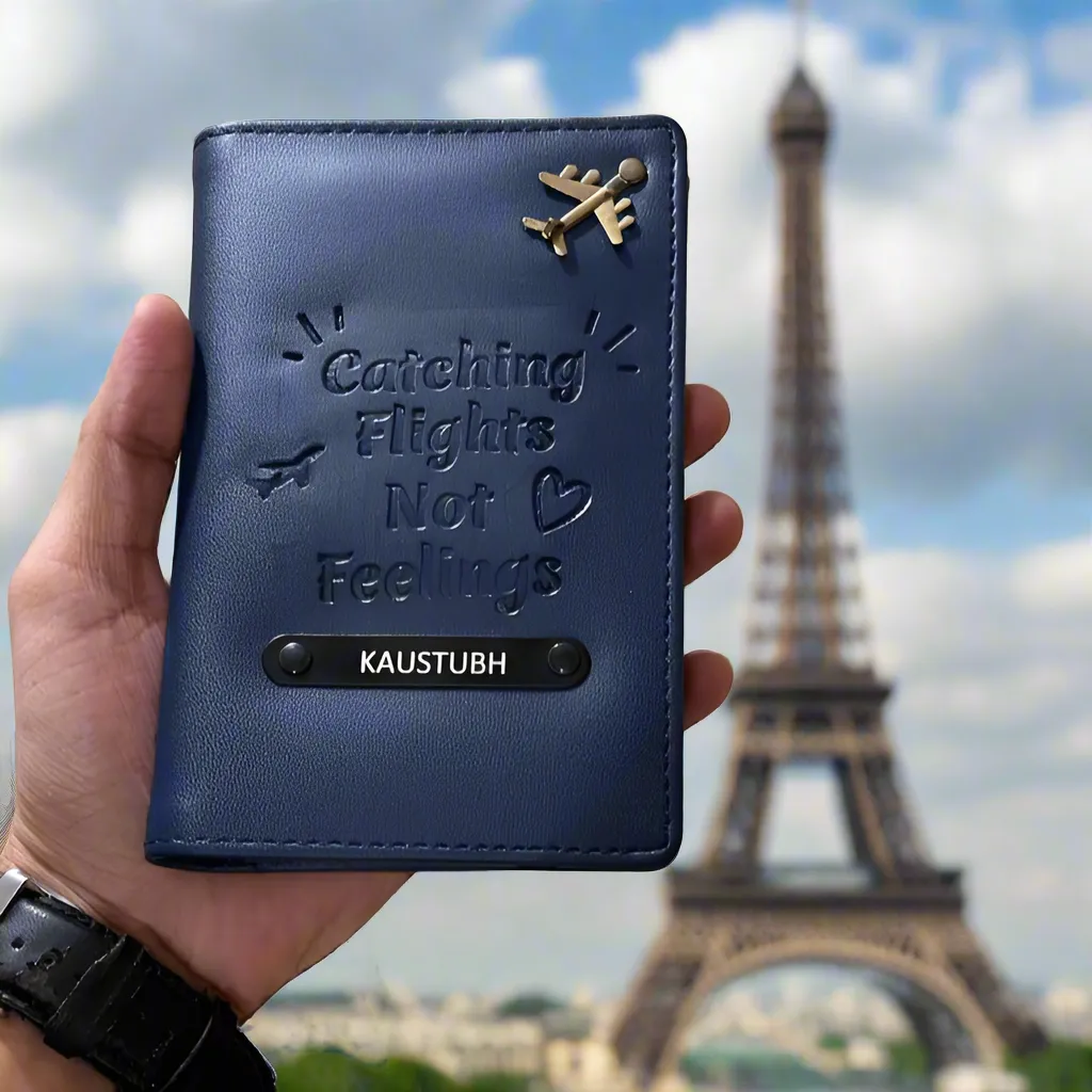 Passport Cover - Catching Flights Not Feelings
