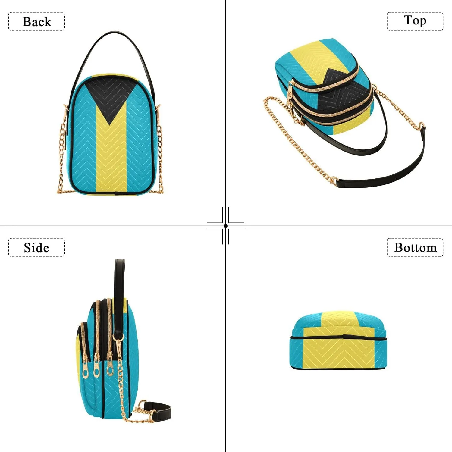 Patriot Flag Cell Phone Purse Crossbody Handbag Durable Shoulder Bag Sturdy Travel Pouch