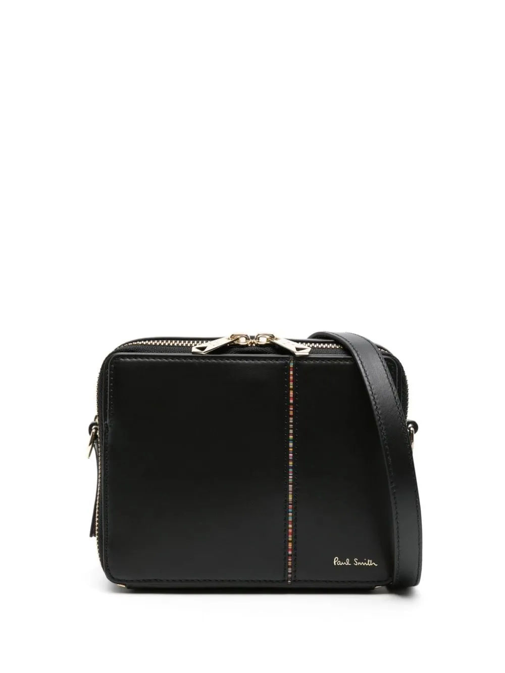Paul Smith Signature Stripe Leather Crossbody Bag
