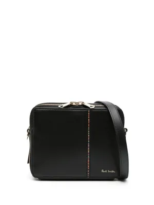 Paul Smith Signature Stripe Leather Crossbody Bag