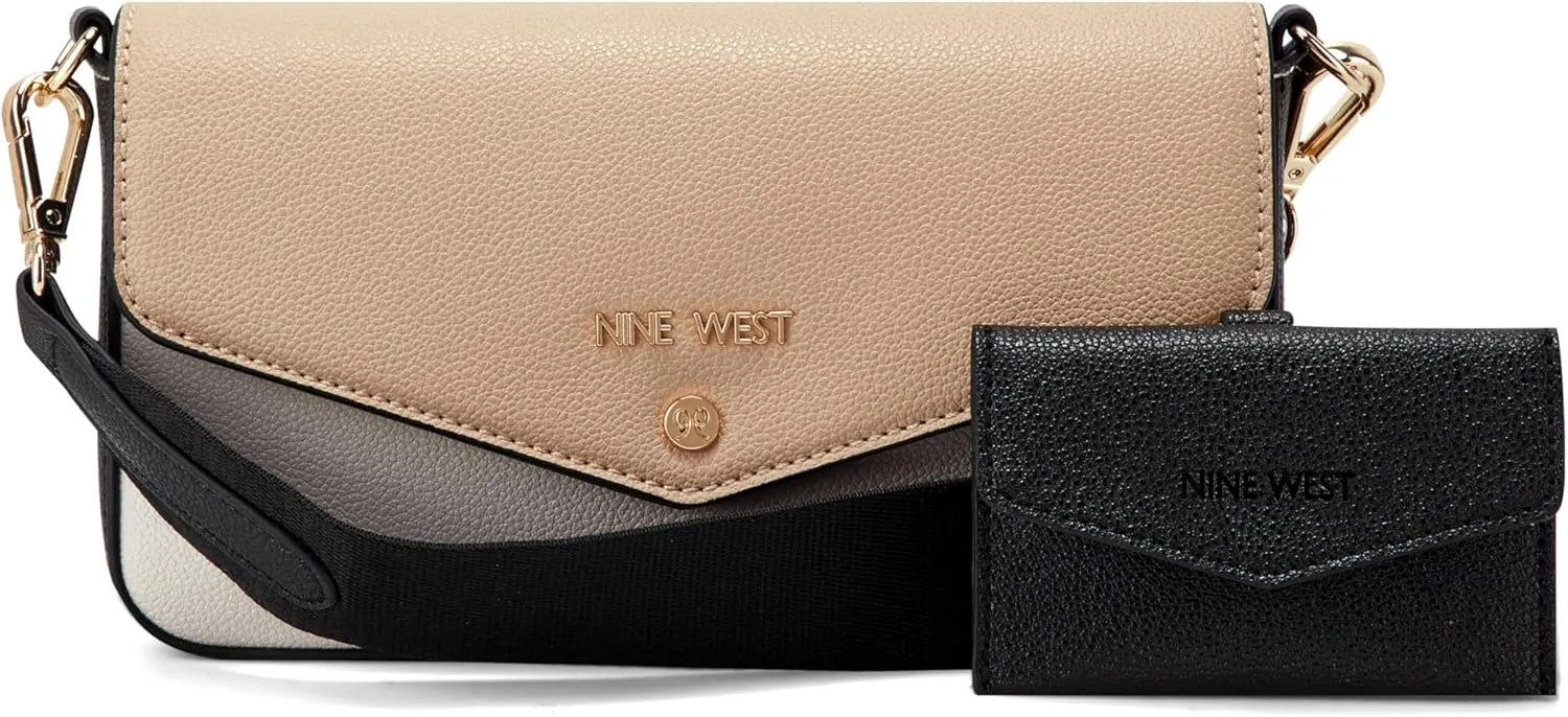 peaches crossbody flap with card case