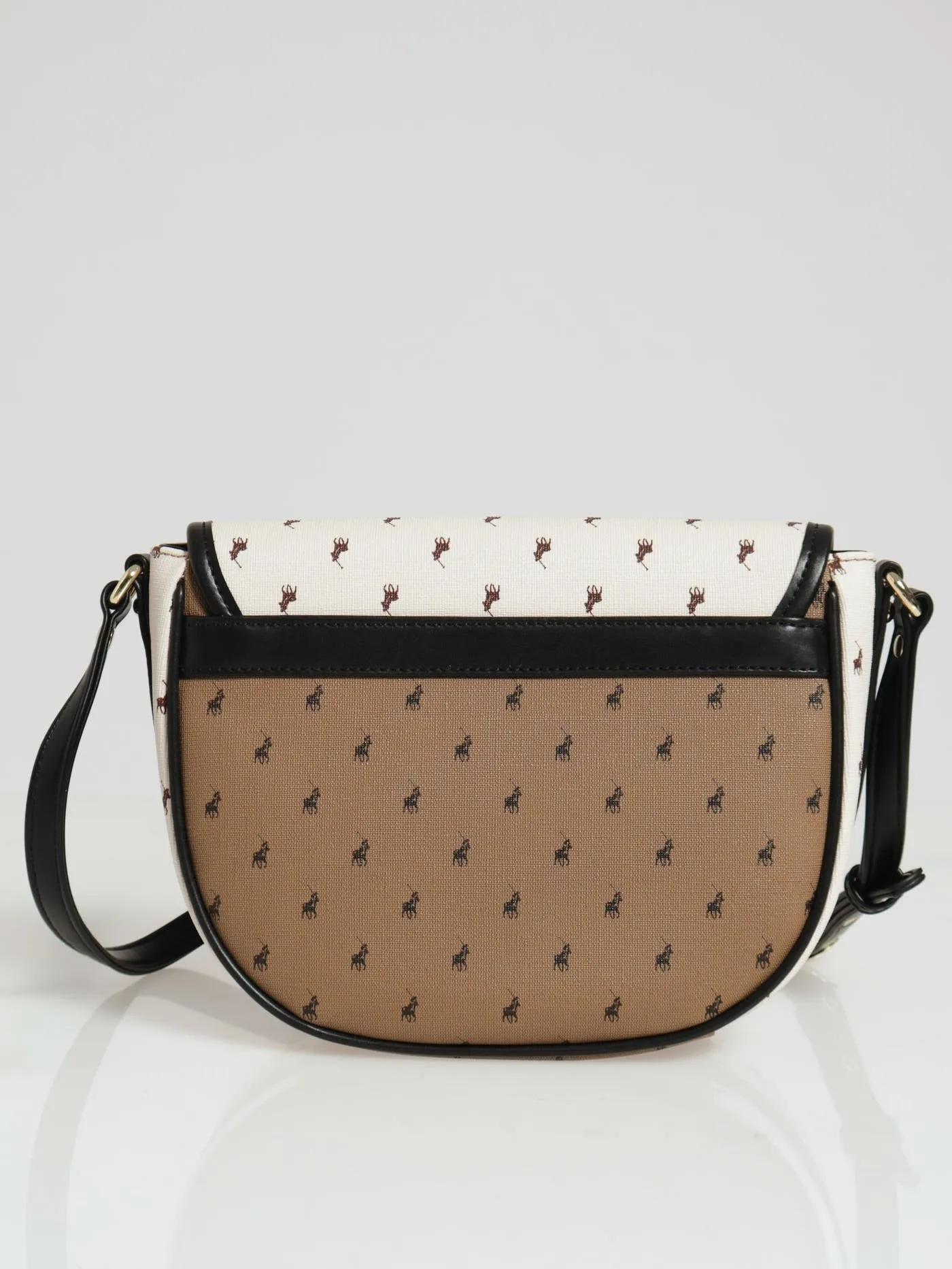 Peninsula Saddle Crossbody Bag - Black